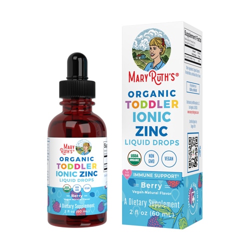MaryRuth's Toddler Organic Zinc Liquid Drops Berry