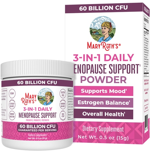 MaryRuth's Women's 3-in-1 Menopause Support Probiotic Powder Unflavored