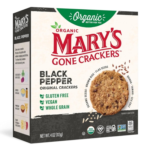 Mary's Gone Crackers Organic Black Pepper Crackers