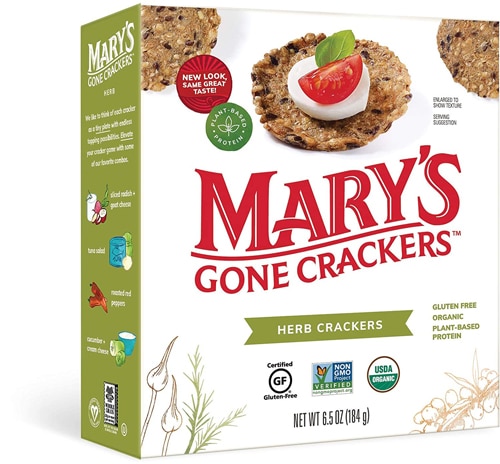 Mary's Gone Crackers Organic Seed Crackers Herb