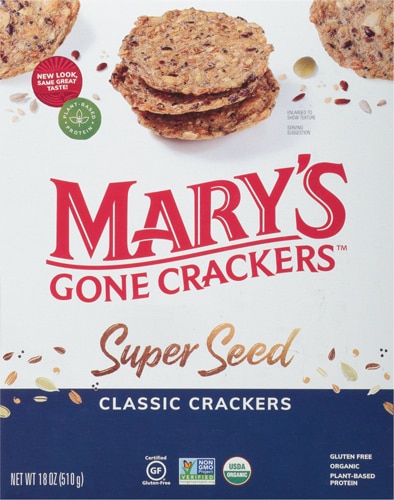 Mary's Gone Crackers Super Seed Crackers Classic