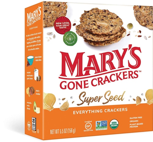 Mary's Gone Crackers Super Seed Crackers Everything