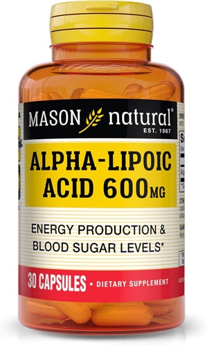 Mason Natural Alpha Lipoic Acid - Supports Energy Production & Blood Sugar Levels
