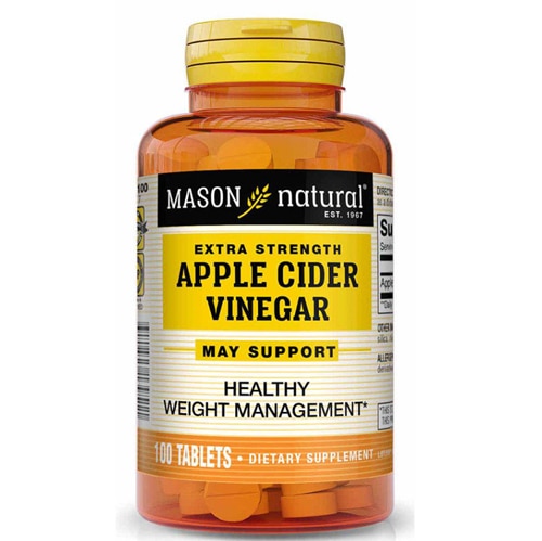 Mason Natural Apple Cider Vinegar Extra Strength Supports Healthy Weight Management Goals