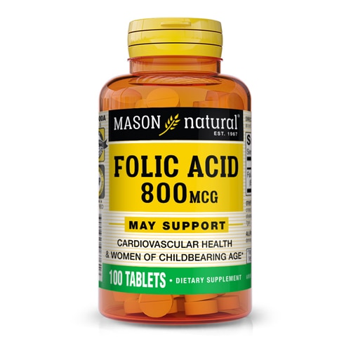 Mason Natural Folic Acid