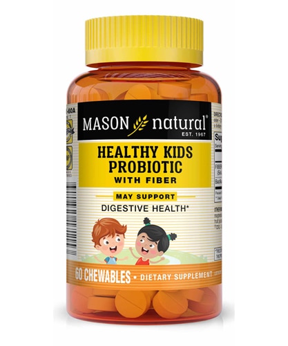 Mason Natural Healthy Kids Probiotic with Fiber Chewables