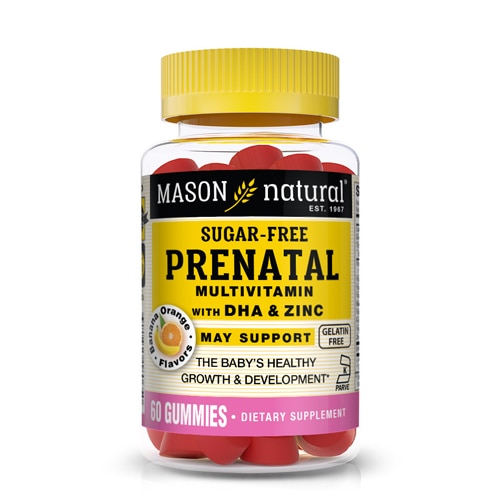 Mason Natural Prenatal Multivitamin with DHA & Zinc Banana Orange