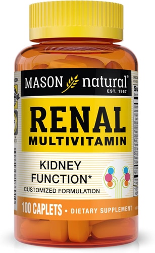 Mason Natural Renal Multivitamin Supports Kidney Function