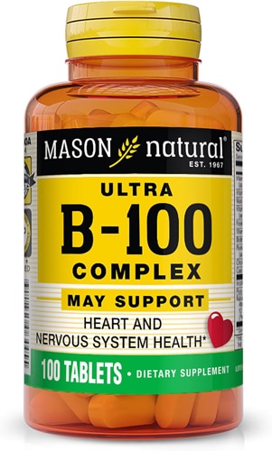 Mason Natural Ultra B-100 Complex Supports Heart and Nervous System Health