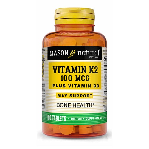 Mason Natural Vitamin K2 Plus Vitamin D3