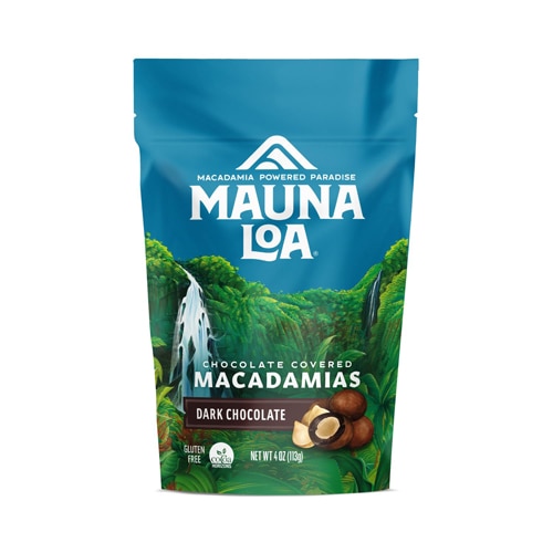 Mauna Loa Macadamias Dry Roasted Dark Chocolate