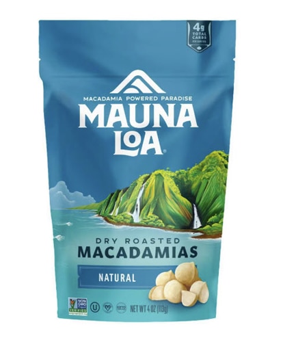 Mauna Loa Macadamias Dry Roasted Non GMO Natural