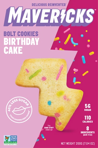 Mavericks Bolt Cookies Birthday Cake