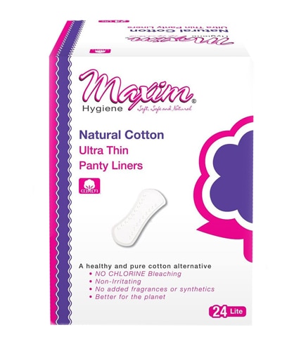 Maxim Organic Cotton Panty Liners