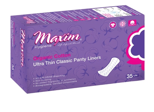Maxim Organic Cotton Panty Liners