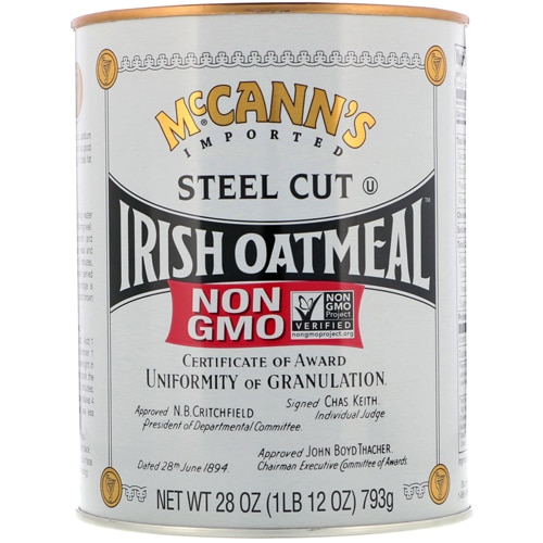 McCann's Steel Cut Irish Oatmeal