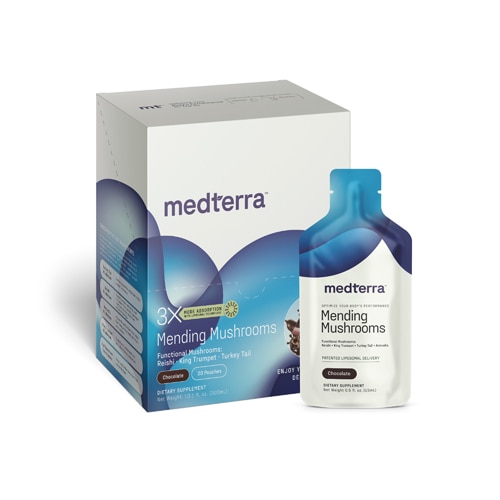 Medterra Wellness Boosters Mending Mushrooms Liquid Chocolate