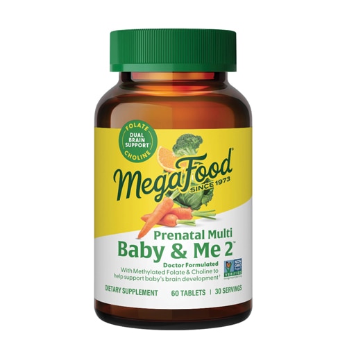 MegaFood Baby & Me 2 Prenatal Multivitamin