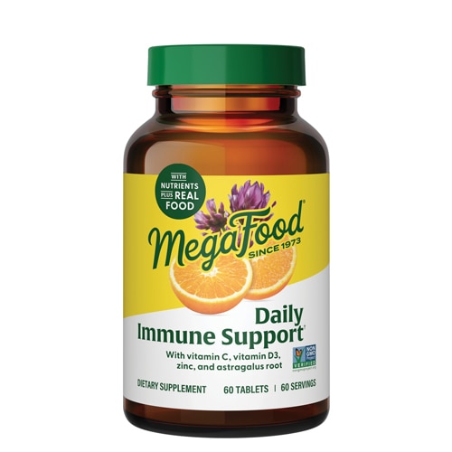 MegaFood Daily Immune Support with Vitamin C - Vitamin D & Zinc