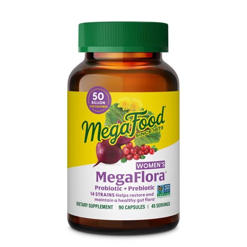 MegaFood MegaFlora Women's Probiotic + Prebiotic - 14 Strains