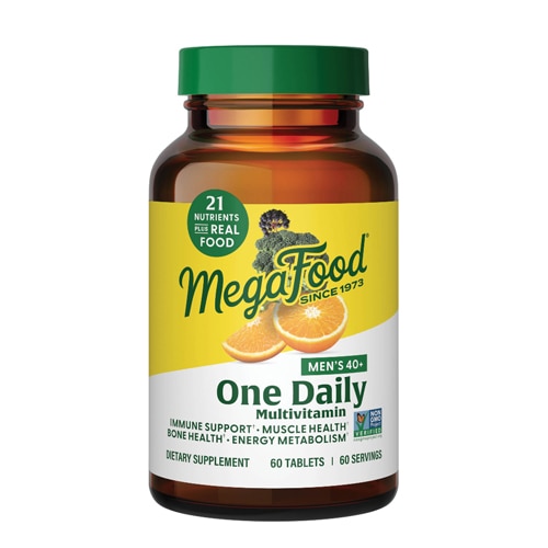 MegaFood Men's 40+ One Daily Multivitamin for Men