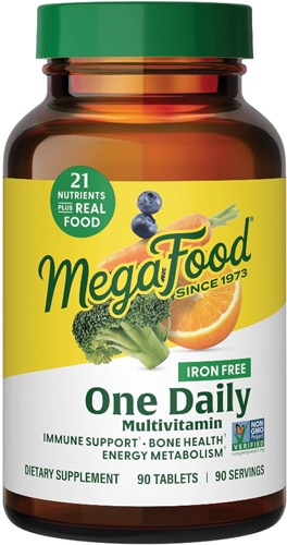 MegaFood One Daily Iron Free Multivitamin