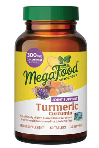 MegaFood Turmeric Curcumin Extra Strength Joint Support Supplement