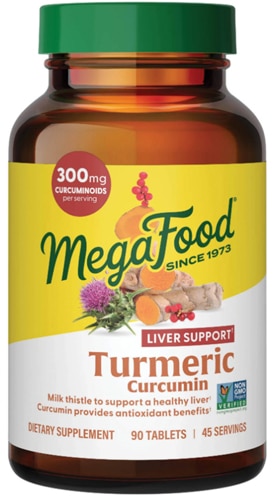 MegaFood Turmeric Curcumin Extra Strength Liver - Liver Support