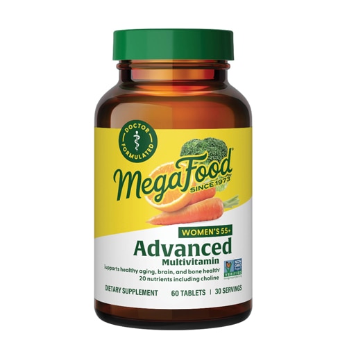 MegaFood Women's 55+ Advanced Multivitamin for Women with Choline