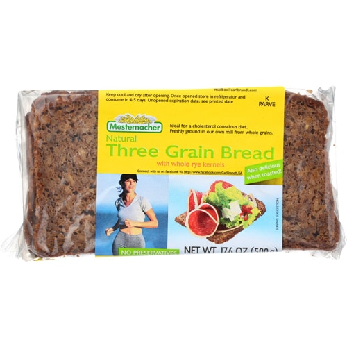 Mestemacher Natural Three Grain Bread