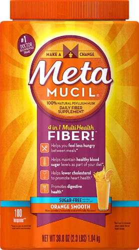 Metamucil 4-in-1 Psyllium Fiber Supplement Orange