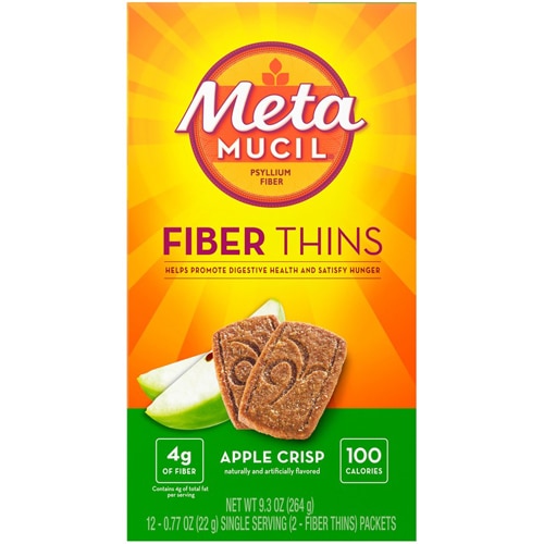 Metamucil Meta MultiGrain Fiber Wafers Apple Crisp