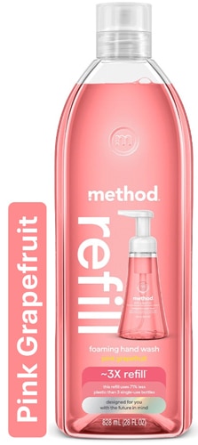 Method Foaming Hand Wash Refill Pink Grapefruit