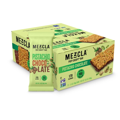 Mezcla Puff Crispy Bar Pistachio Chocolate