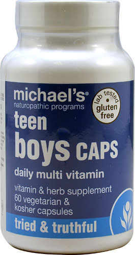 Michael's Naturopathic Programs Teen Boys Caps Daily Multi-Vitamin