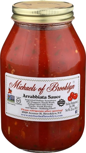 Michaels of Brooklyn Gluten Free Sauce Arrabbiata