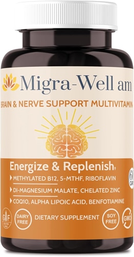 Migra-Well AM Brain and Nerve Support Multivitamin