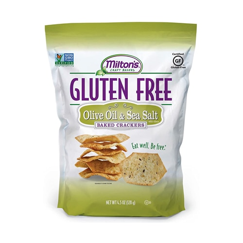 Milton's Craft Bakers Gluten Free Olive Oil & Sea Salt Crackers