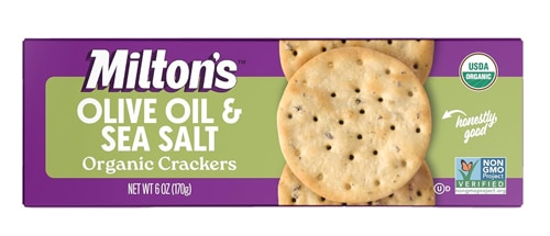 Milton's Craft Bakers Organic Olive Oil & Sea Salt Crackers