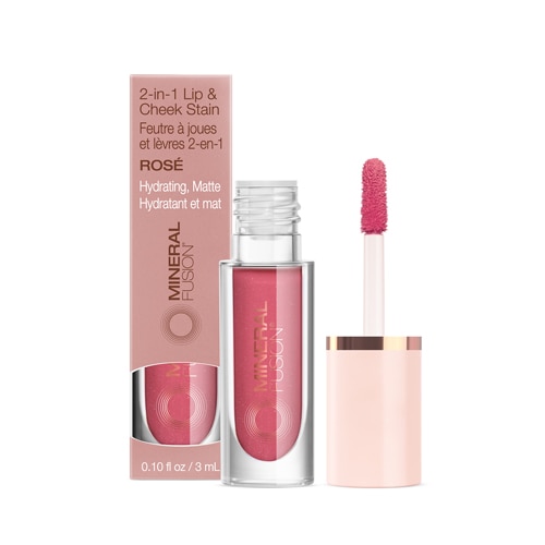 Mineral Fusion 2-in-1 Lip & Cheek Stain - Rose