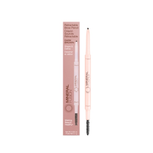 Mineral Fusion Retractable Brow Pencil Dark Brown