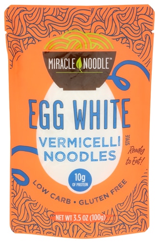 Miracle Noodle Egg White Noodles Vermicelli Style
