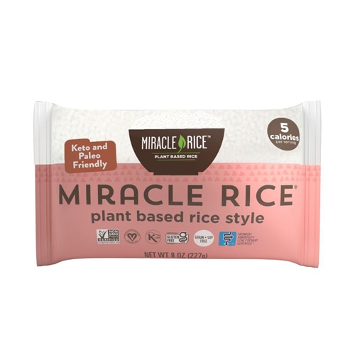 Miracle Noodle Miracle Rice Gluten Free Konjac Rice