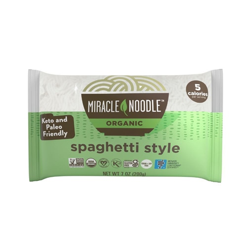 Miracle Noodle Spaghetti Style Noodles Organic Plant Based