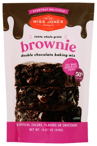 Miss Jones Brownie Baking Mix Double Chocolate