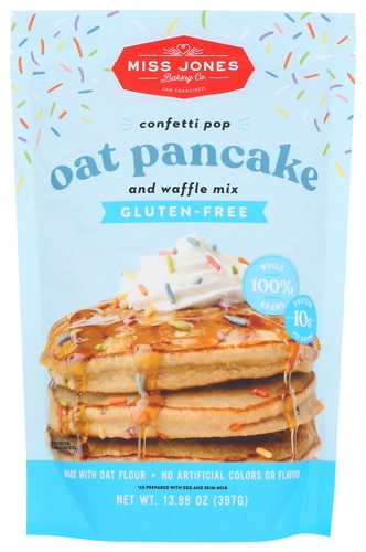 Miss Jones Gluten Free Oat Pancake & Waffle Mix Confetti Pop