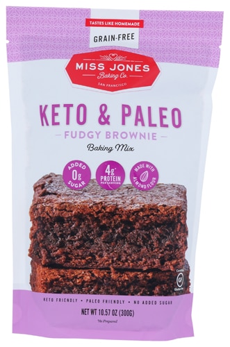 Miss Jones Keto & Paleo Baking Mix Fudgy Brownie