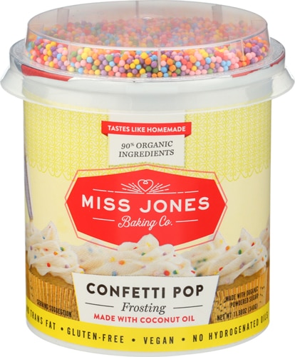 Miss Jones Organic Frosting Confetti Pop