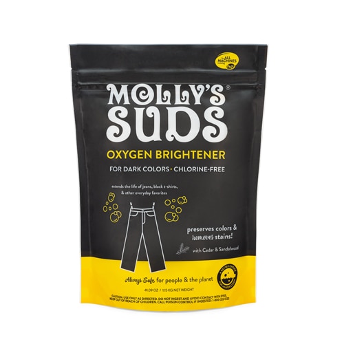 Molly's Suds Laundry Oxygen Brightener Dark Wash Powder Cedar + Sandalwood