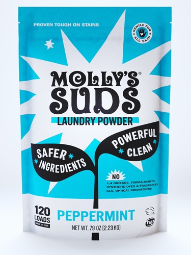 Molly's Suds Laundry Powder Ultra Concentrated Peppermint